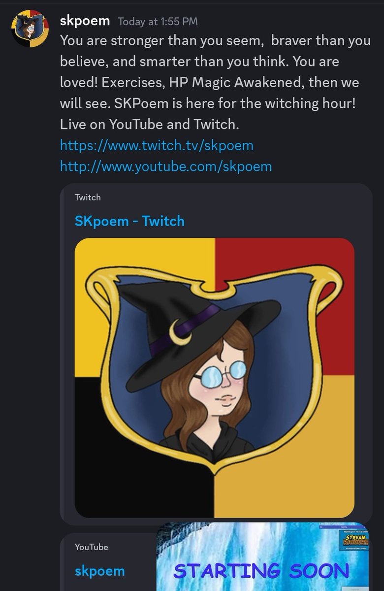 skpoem's tweet photo. #twitchstreamer #youtubestreamer #dixper #voicemod #realcoinpusher #streamraiders #exercise #hpmagicawakened #writinglife https://t.co/tFT9yUsBTm