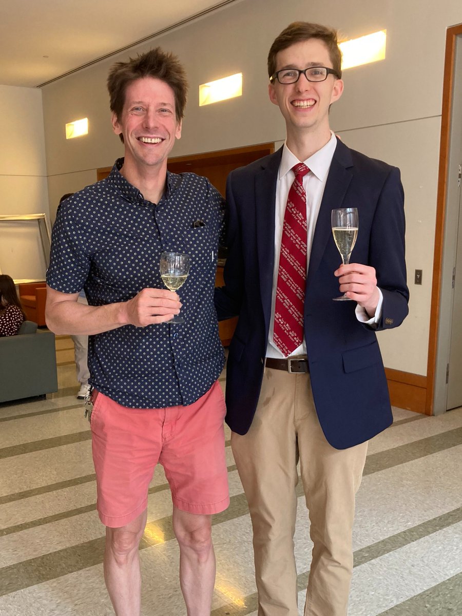 Today we celebrated a phenol-menal final defense from Bob Wiley on his dearomatization work using weak heteroatom-heteroatom bonds as internal oxidants. Congratulations, Dr. Wiley!