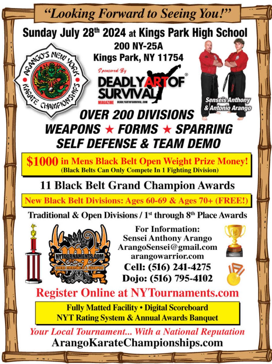 uventexlabs's tweet photo. Register to Arango Martial Art Championship
https://t.co/VslKpFL769 https://t.co/dAA7V3U17T
