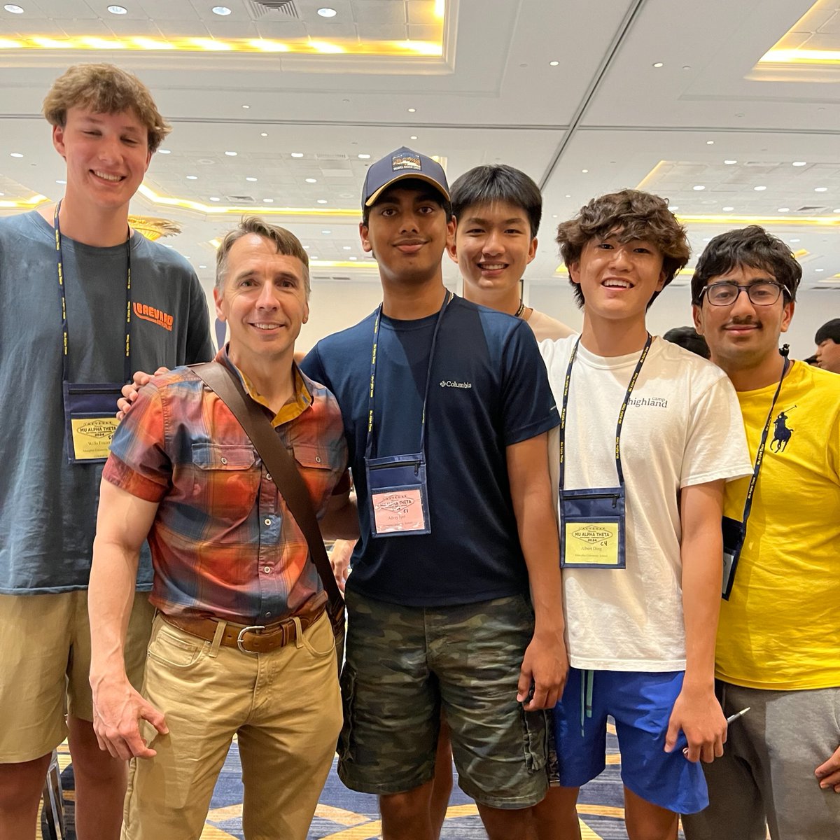 musowls's tweet photo. Owls are competing at the National Mu Alpha Theta Convention in Las Vegas! The trip has included taking in the sights, swimming in the pool, and late night pizza. https://t.co/uLfKYGpm31