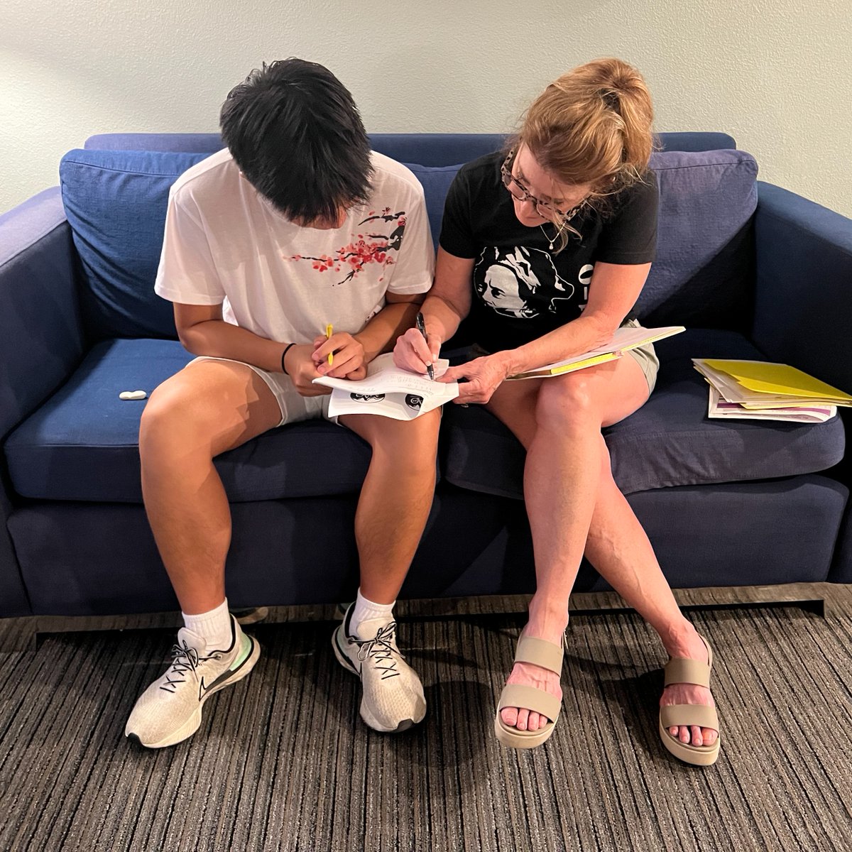 musowls's tweet photo. Owls are competing at the National Mu Alpha Theta Convention in Las Vegas! The trip has included taking in the sights, swimming in the pool, and late night pizza. https://t.co/uLfKYGpm31