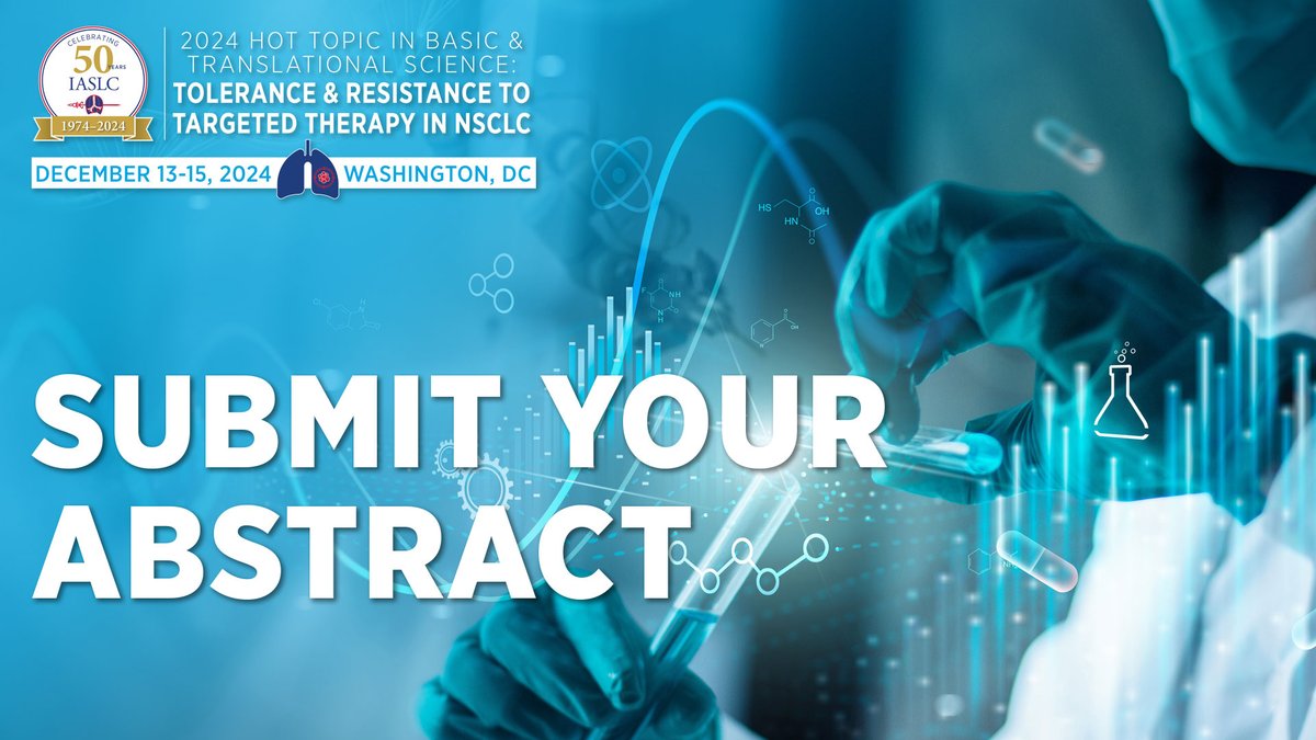 Deadline Extended! Submit your abstract to dive deep into the mechanisms, biomarkers &amp; models that drive our understanding/treatment of drug tolerance/resistance in #NSCLC. Share your groundbreaking research. Contribute to the future of #lungcancer therapy.bit.ly/HTTR24AS