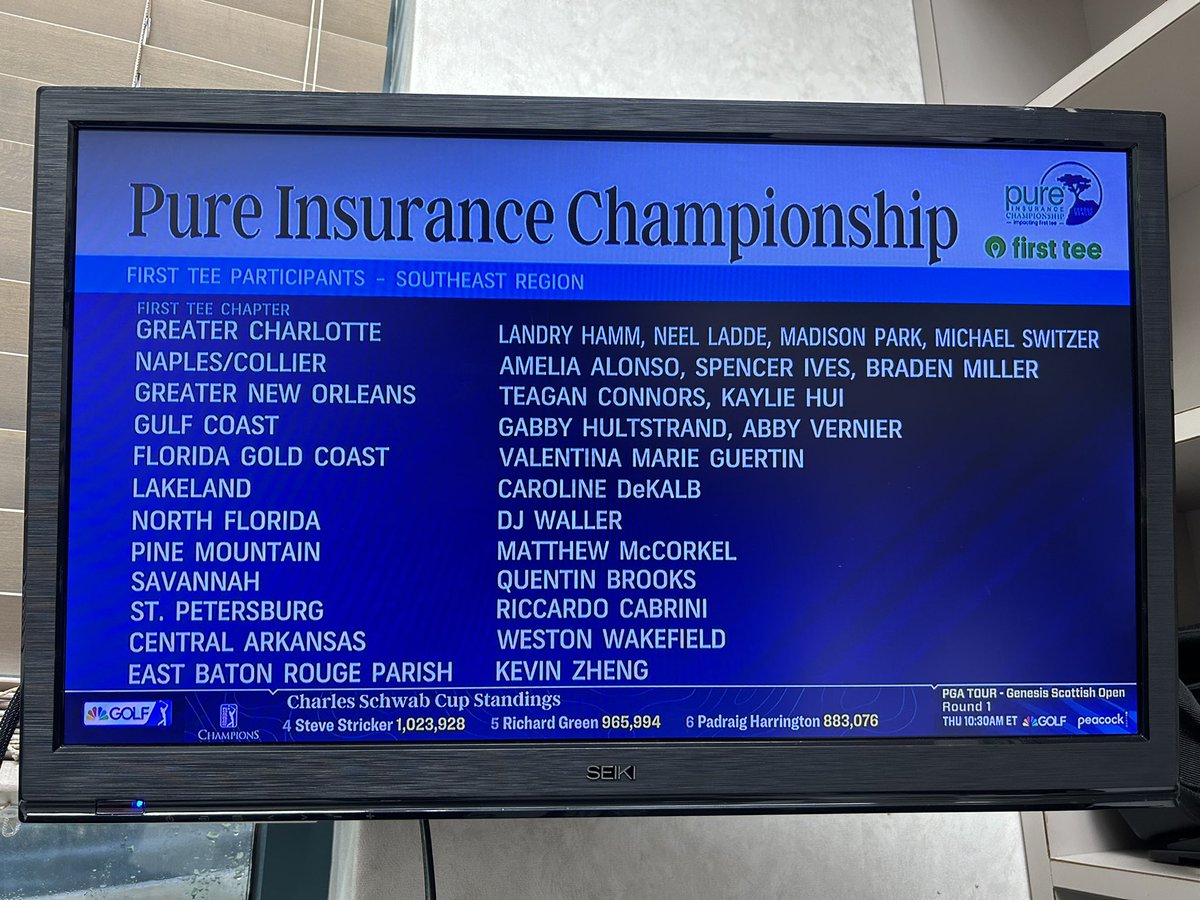 The Golf Channel just officially announced the field for the 2024 Pure Insurance Championship — Bethesda Academy’s Quentin Brooks is IN!

Going to be a fun weekend to watch in September!

<a href="/BethesdaBlazers/">Bethesda Blazers</a> | <a href="/QuentinBro2025/">Quentin Brooks</a> | <a href="/AntwainTurner/">Coach Turner</a>