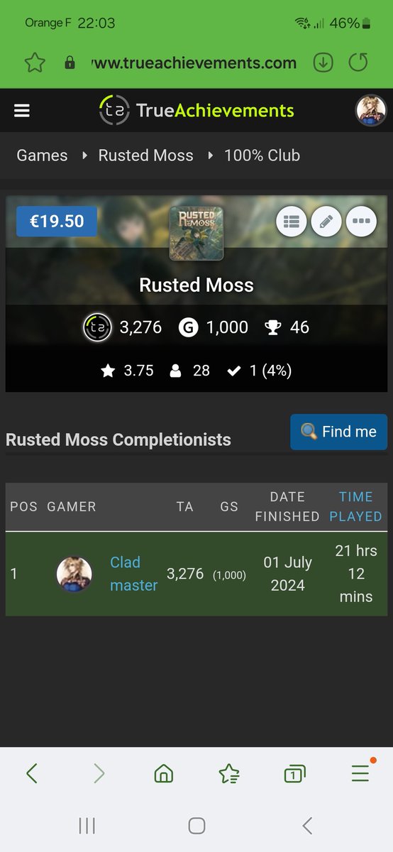 Clad_Master's tweet image. I think I love metroidvanias a little too much 😅
#TrueAchievements