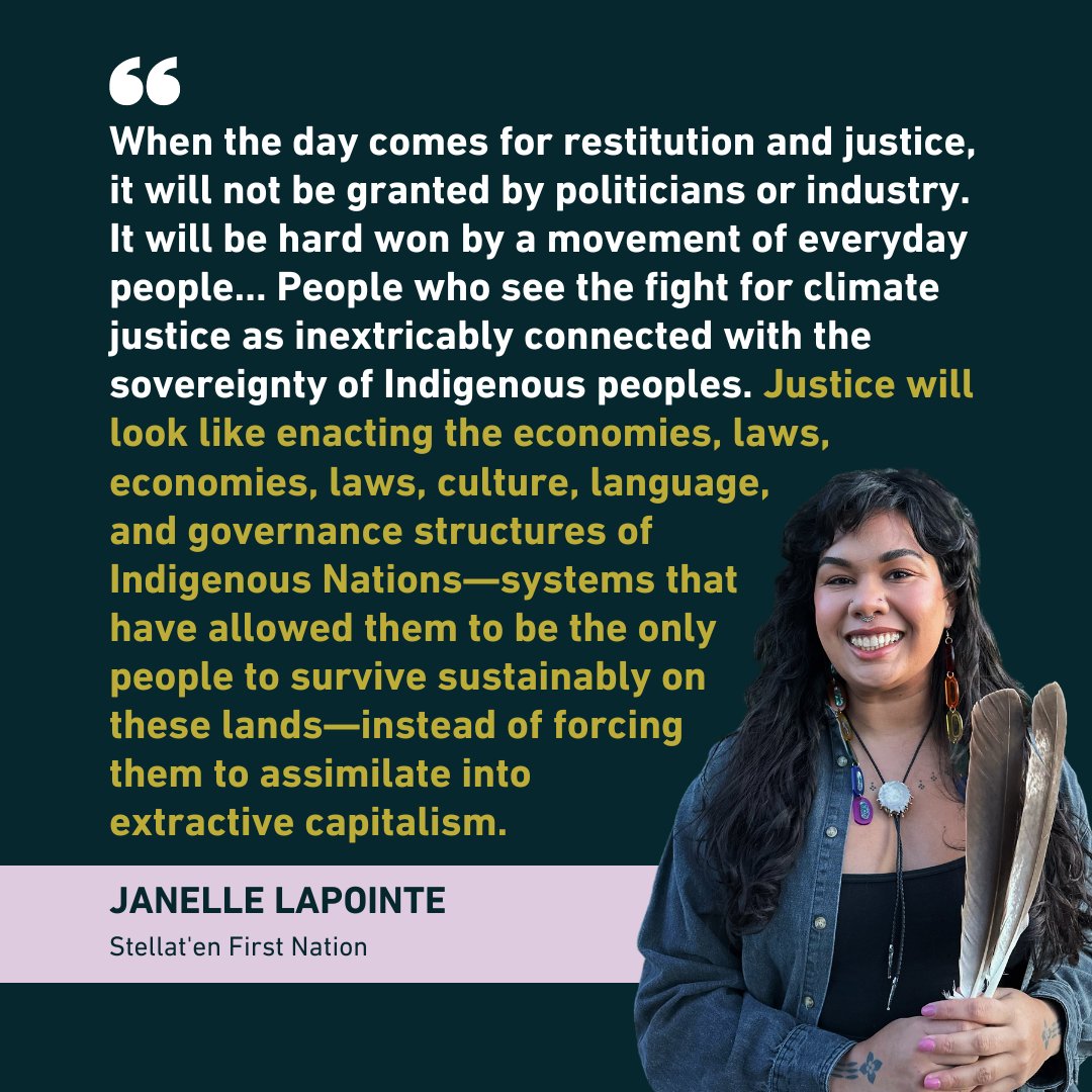 Politicians and corporations are using ‘economic reconciliation’ as another greenwashing tactic, and Janelle Lapointe is calling it out as BS:
breachmedia.ca/economic-recon…
#TruthAndReconciliation