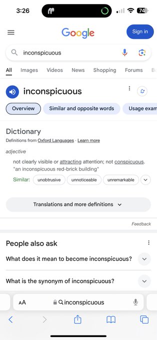 I was listening to an audiobook & I heard this word, for the life of me I couldn’t find it on google