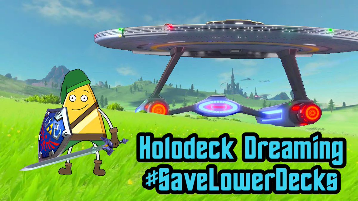 USS_Cerritos's tweet photo. 💭 Captain Freeman has given the whole #SaveLowerDecks Crew unlimited access to the holodecks for the day. I’m playing holodeck Zelda. What are you doing?🖖
#SaveStarTrekLowerDecks #LowerDecks #StarTrekLowerDecks #StarTrek #Badgey #USSCerritos #Zelda #TheLegendOfZelda #Holodeck https://t.co/aSpaIfLJHB