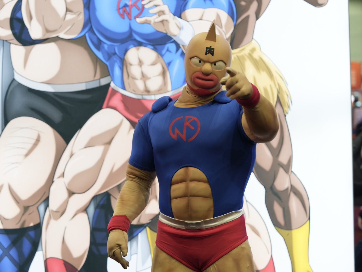 ponycan_anime's tweet photo. ***#AX2024 Recap***
The Autograph Session - ”#Kinnikuman” -
By Director Akira Sato🔥
The venue came alive with the energy of the audience, director and wrestlers⚡️
#PerfectOrigin #キン肉マン @kin29man_anime https://t.co/CZWJYOFLgD