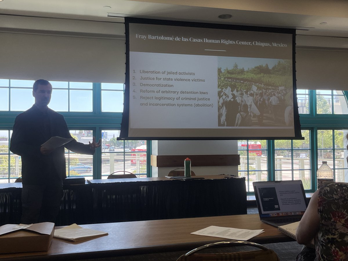 Afternoon Organizational Strategy panel

Paul Dosh (Macalester) on the strategies of goals of prison reform movements in Latin America.