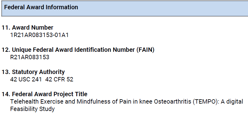 Deepak Kumar, PT, PhD (@profdeepakkumar) on Twitter photo Looking fwd to continue our research on mindful exercise for knee osteoarthritis with support from <a href="/NIH_NIAMS/">NIAMS</a> via this 3-year R21!
Read our preliminary work here (open access): sciencedirect.com/science/articl…
#mindfulness #exercise #chronicpain #DiGiTALhealth
<a href="/BUSargent/">Sargent College, Boston University</a> <a href="/bu_movelab/">Movement & Applied Imaging Lab</a> Looking fwd to continue our research on mindful exercise for knee osteoarthritis with support from <a href="/NIH_NIAMS/">NIAMS</a> via this 3-year R21!
Read our preliminary work here (open access): sciencedirect.com/science/articl…
#mindfulness #exercise #chronicpain #DiGiTALhealth
<a href="/BUSargent/">Sargent College, Boston University</a> <a href="/bu_movelab/">Movement & Applied Imaging Lab</a>