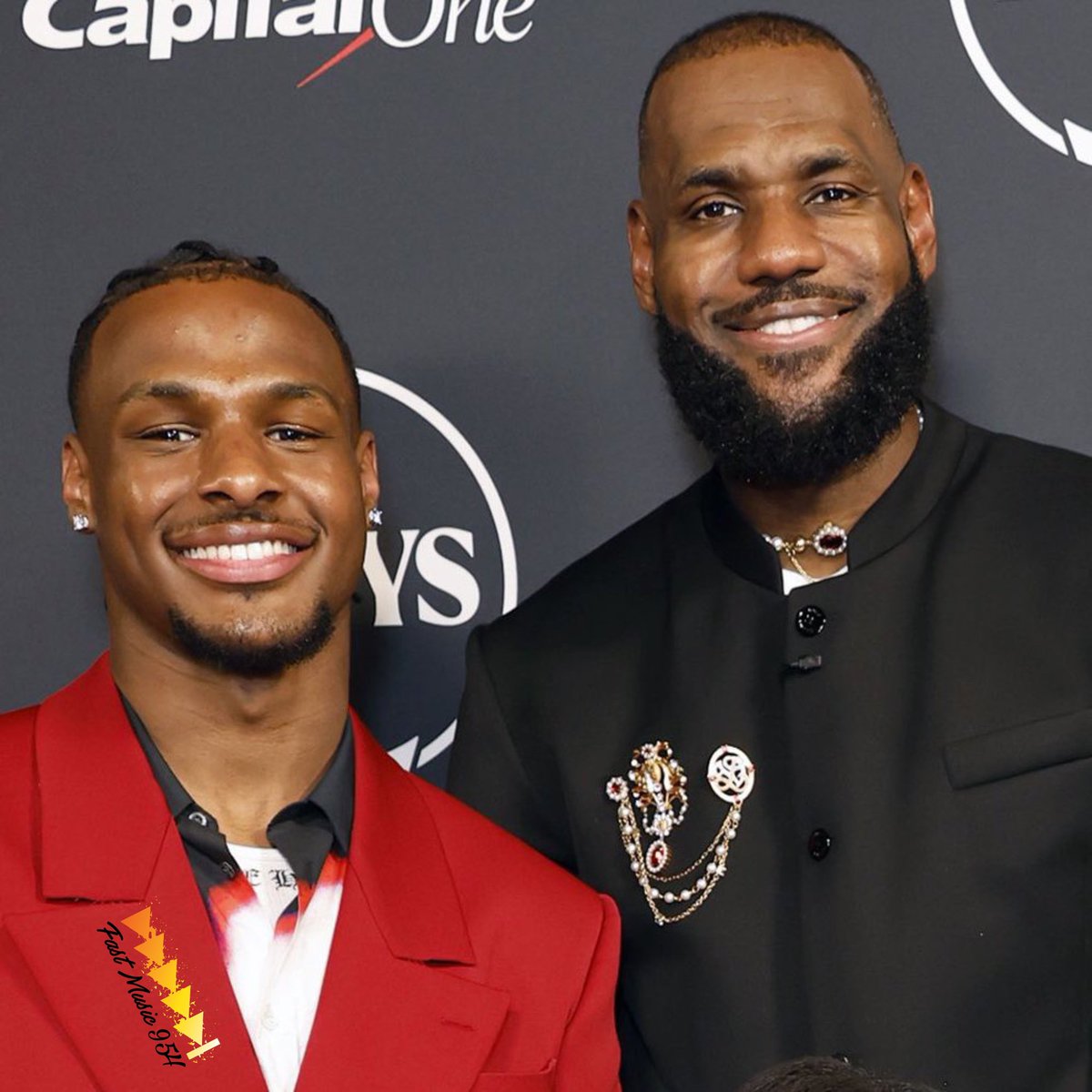 _FastMusic954's tweet image. LeBron James drops a powerful quote about his son Bronny:

“Just imagine if you were a kid, you were born into a situation where your dad was super famous, super wealthy and you the kid still had the drive to want to be able to accomplish things for yourself… #BronnyJames