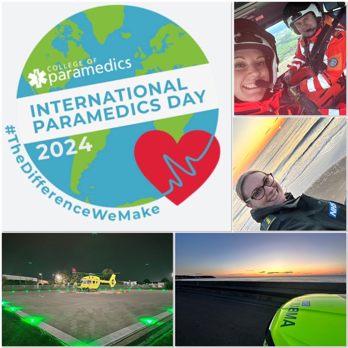 Happy International Paramedics Day to all my colleagues in green…or whatever colour you now wear 🚁🚑🏥

Continue doing what you do 💚

#internationalparamedicsday #thedifferencewemake