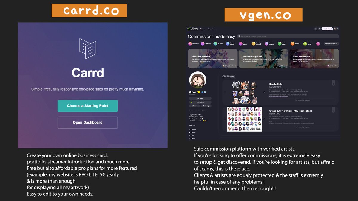 mystiena_'s tweet photo. Few useful sites if you're a:
✿ Streamer
✿ Content creator
✿ Twitch artist https://t.co/A9qB7ptVIo