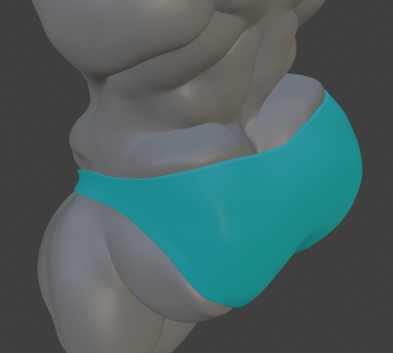 Another timed challenge sculpt! This time one hour.

The hyper muscle community requested butt, so I give you butt, a lot of butt 👀💦