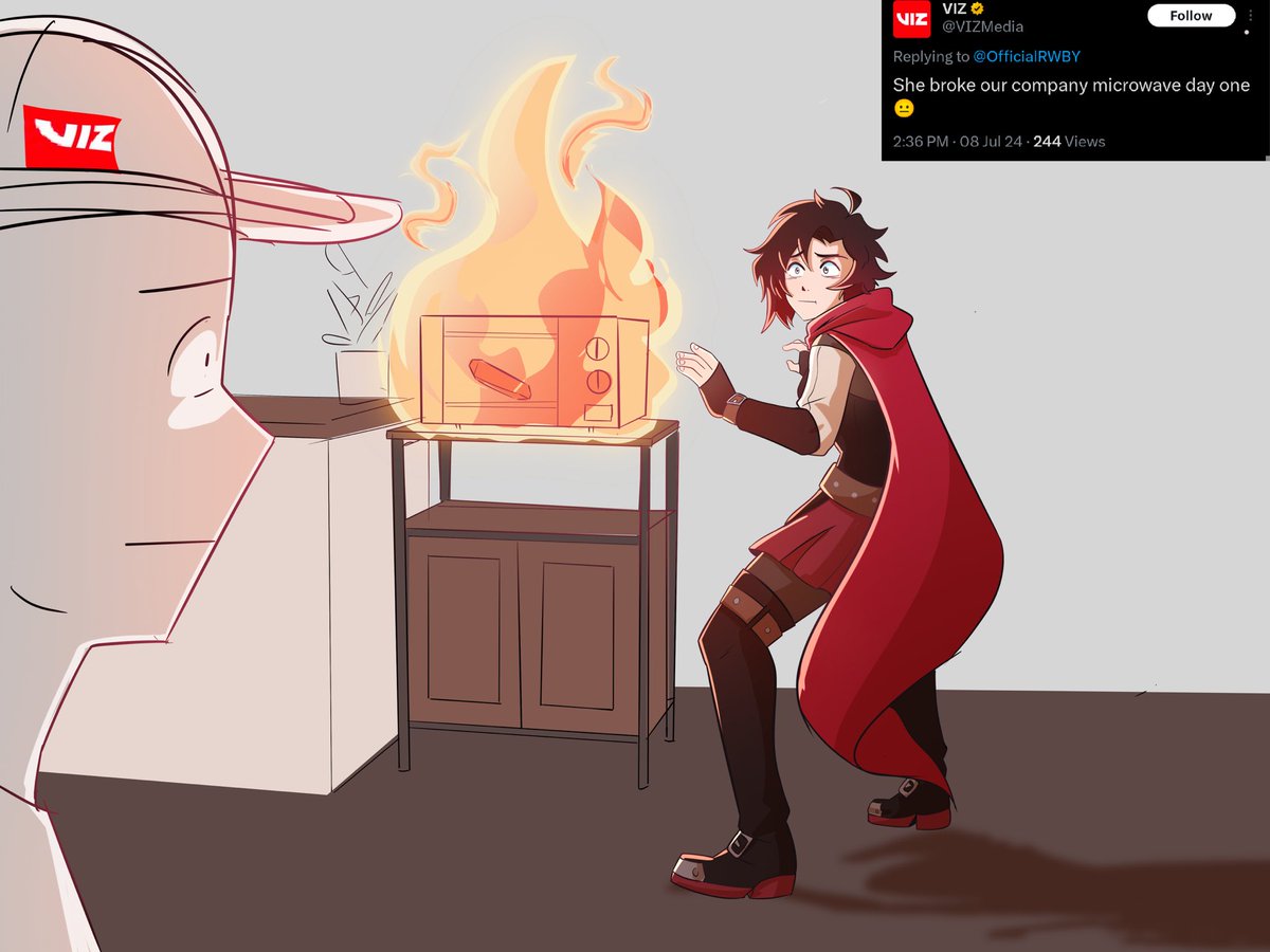 cometko_'s tweet image. It’s not her fault she just wanted to see what would happen if she put fire dust in there :/