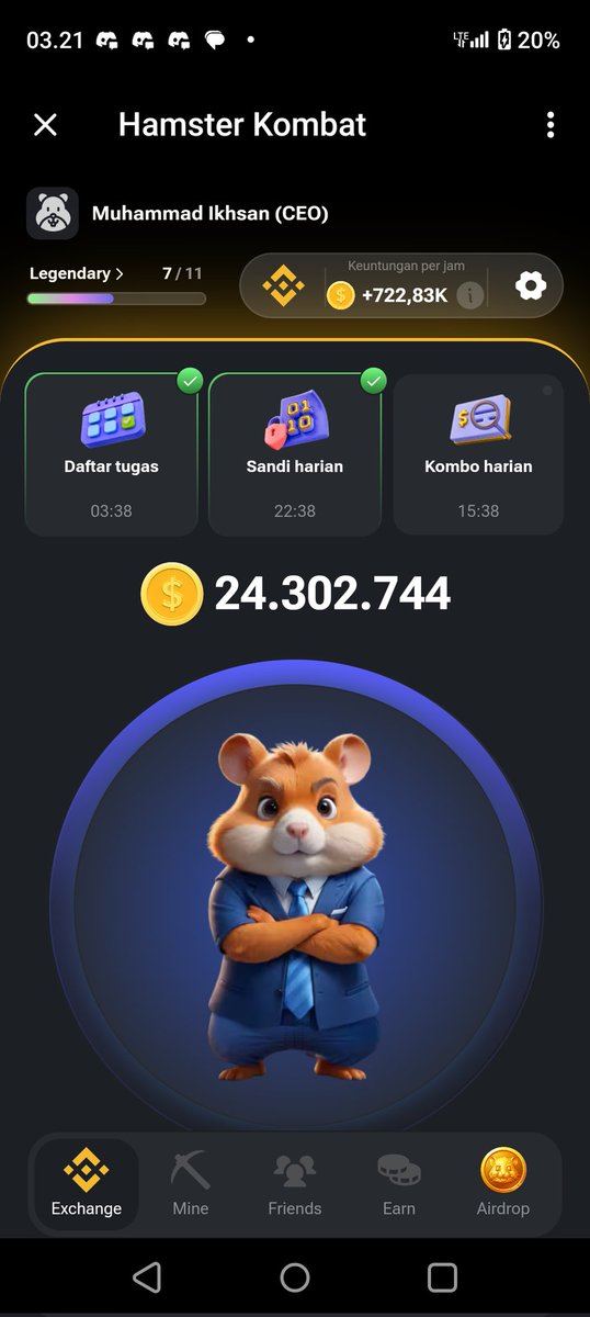 gr_iksan's tweet photo. Join hamster kombat join disini: https://t.co/zhe2gb3eOt

@hamster_kombat @HamsterCoinNews 
@airdrop https://t.co/7BzcllDOT6