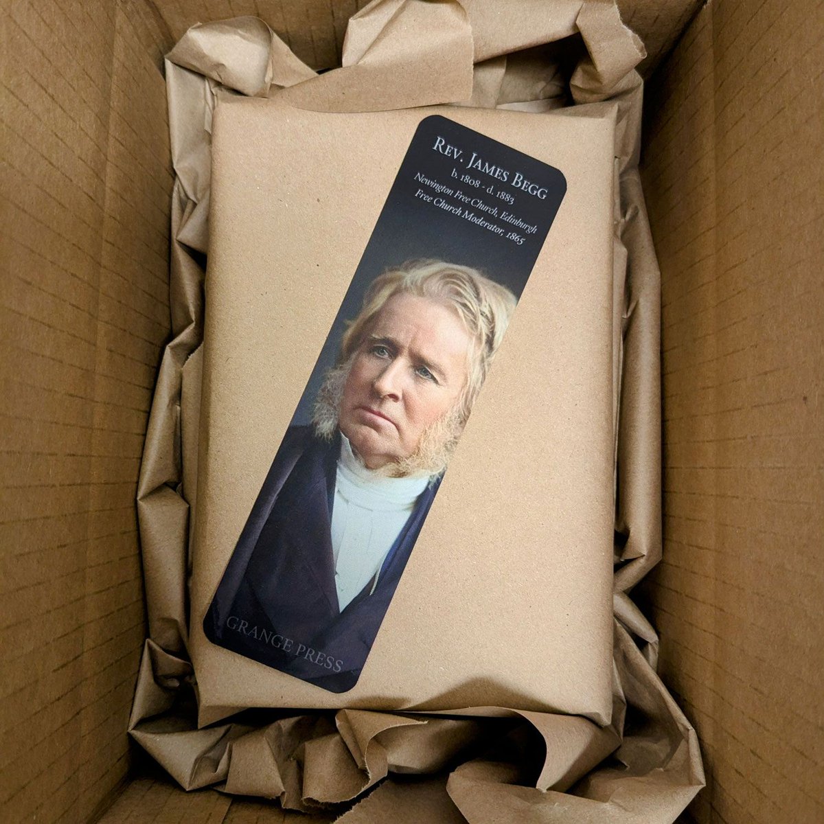Introducing #2 to the Grange Bookmark Series. . . Rev. James Begg. Included with every order from grangepress.com. Subscribers to The Master's Trumpet (print edition) can look forward to receiving theirs with Vol. 29 (Fall 2024).