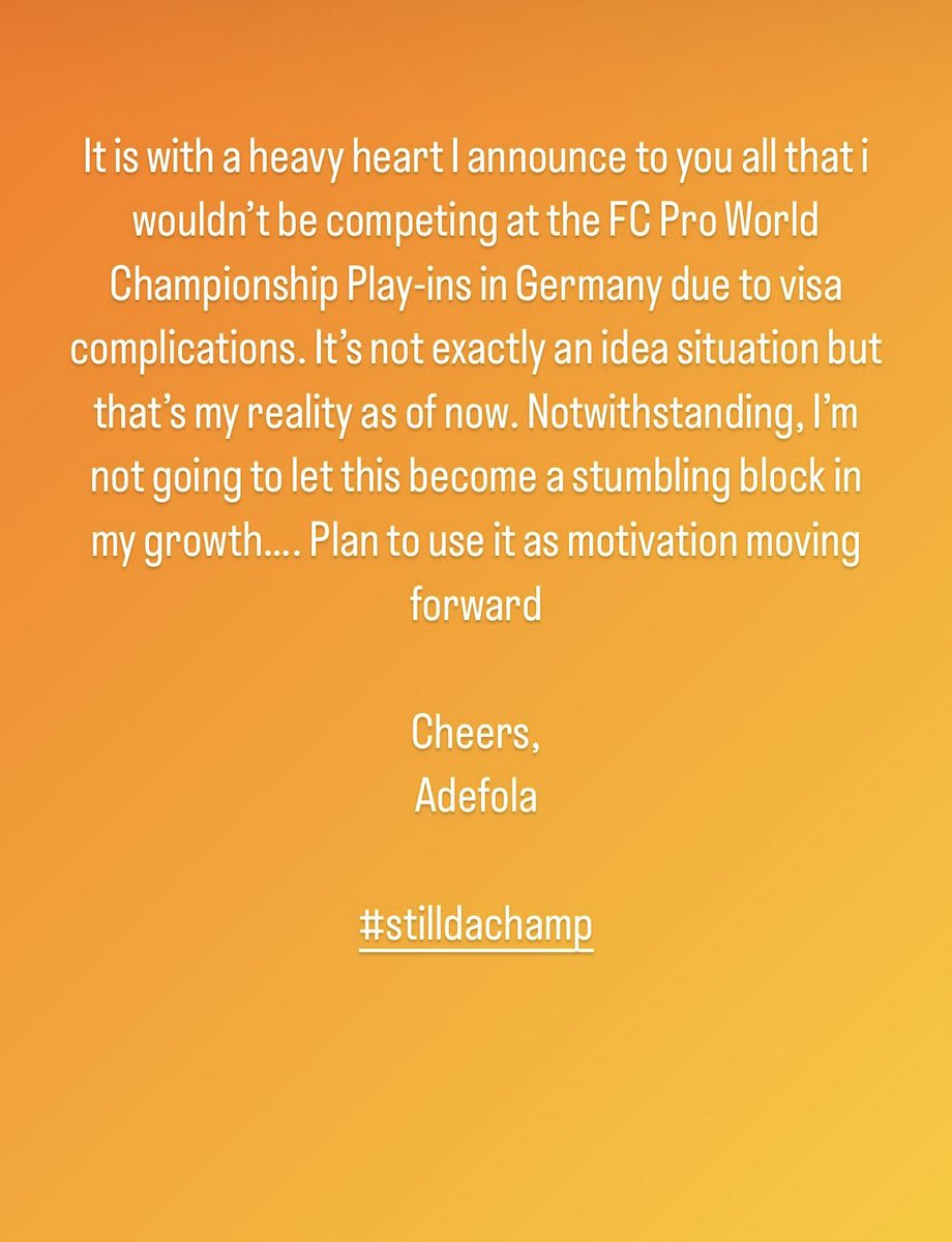 adefola09's tweet image. @EASPORTSFC @EASPORTSFCPro @GERinNigeria