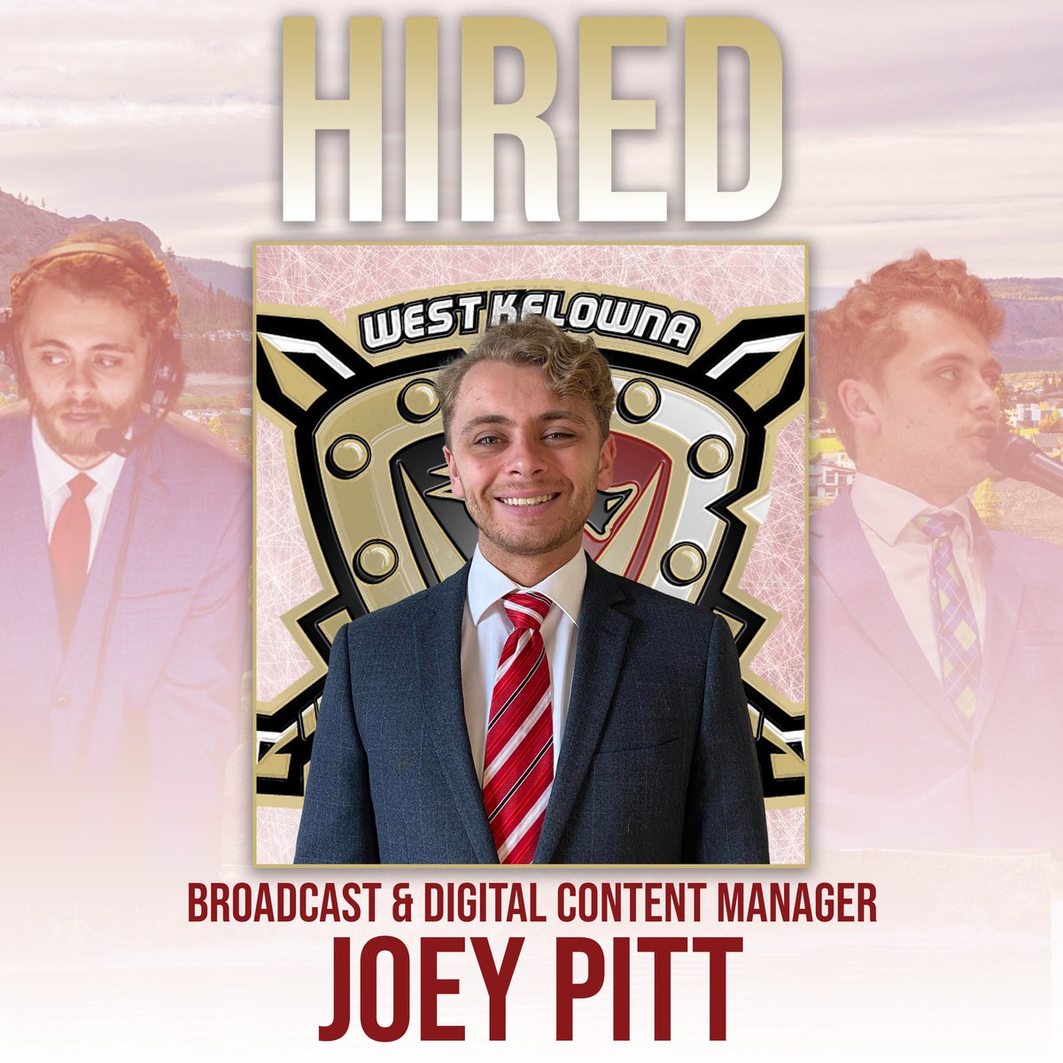 The West Kelowna Warriors are proud to announce the hiring of Joey Pitt as the club’s new Broadcast and Digital Content Manager!

Welcome back to the Okanagan, Joey!

#BCHL #WestKelowna