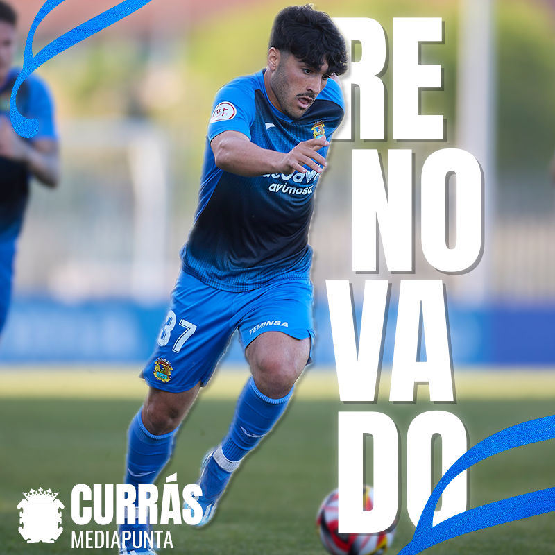 Fuenla's tweet photo. 🔁 RENOVADO • Currás, segunda renovación para el Fuenla

#Currás2025