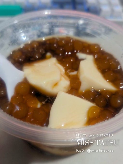 Taho from Soy &amp; Bean 🍝 #taho #SoyandBean #SoyGoodToBeHere #pinoyfood #dessert #almusal #pinoybreakfast<a href="/tag/taho"class="tags">#taho</a><a href="/tag/soyandbean"class="tags">#SoyandBean</a><a href="/tag/soygoodtobehere"class="tags">#SoyGoodToBeHere</a><a href="/tag/dessert"class="tags"><span>#dessert</span></a><a href="/tag/philippines"class="tags"><span>#philippines</span></a><a href="/tag/filipinofood"class="tags"><span>#filipinofood</span></a><a href="/tag/tonightsdinner"class="tags"><span>#tonightsdinner</span></a>