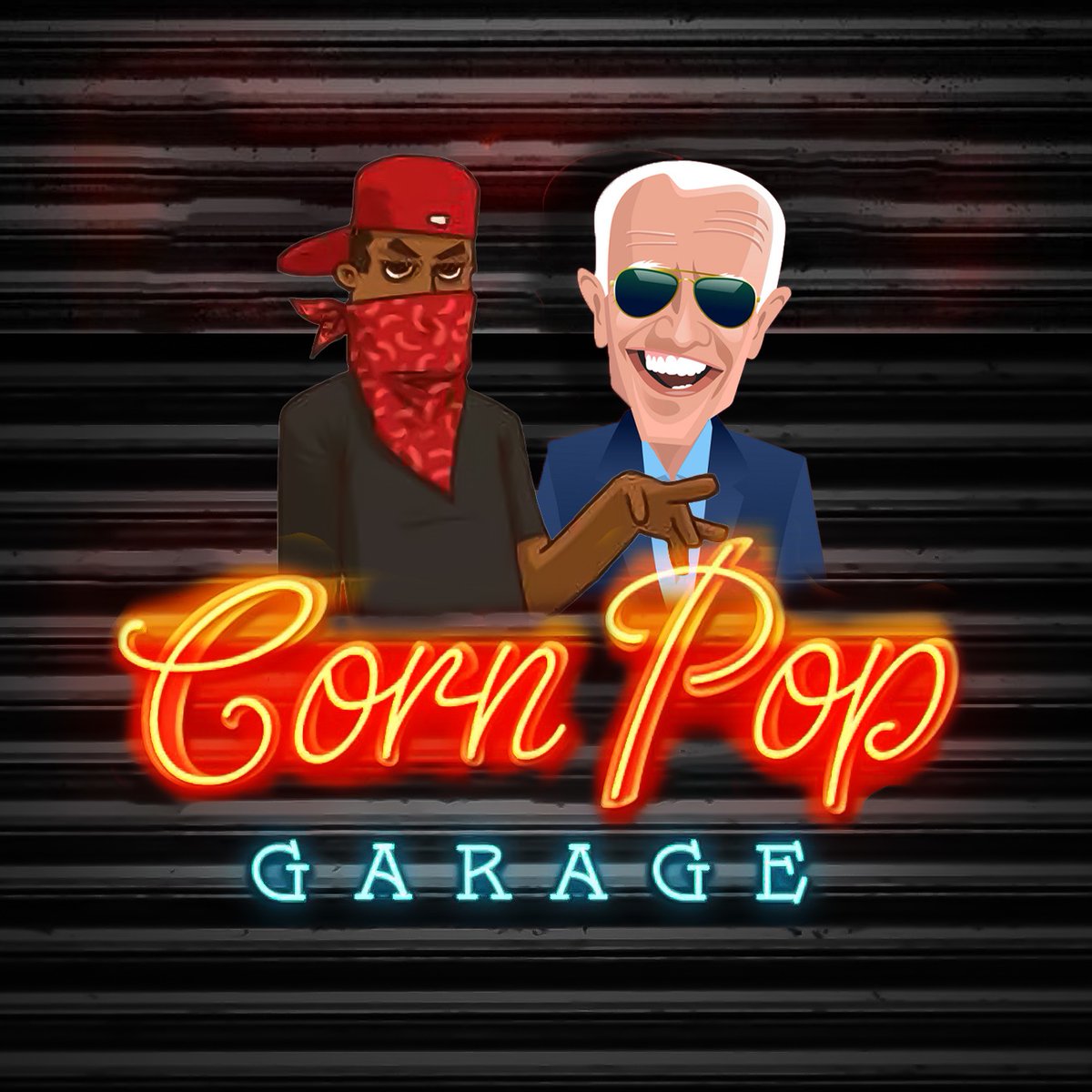 zspacepro3d's tweet image. #Biden replaces current VP with an old friend, maybe you've heard of him, he's a real bad dude, they call him  #Cornpop #art made in Adobe Illustrator