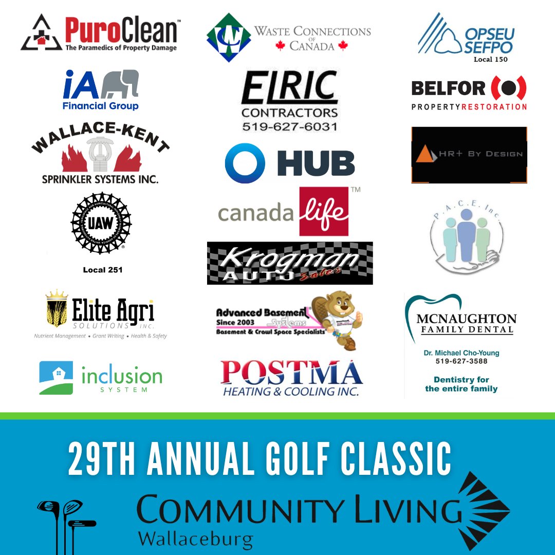 We'd like to say a huge thank you to our Hole Sponsors who showed us their support this year at our 29th Annual Golf Classic!