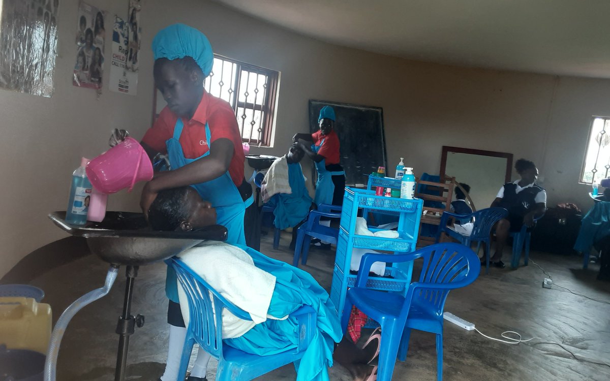 ChildVoice's tweet photo. Class 16 students at the Lukome Center sat for their Directorate of Industrial Training (DIT) examinations. Students who pass demonstrate they possess the skills to be successful in a specific vocation. 

What a great day in the next step of each of these young ladies’ journeys! https://t.co/HqKbC5dXt7