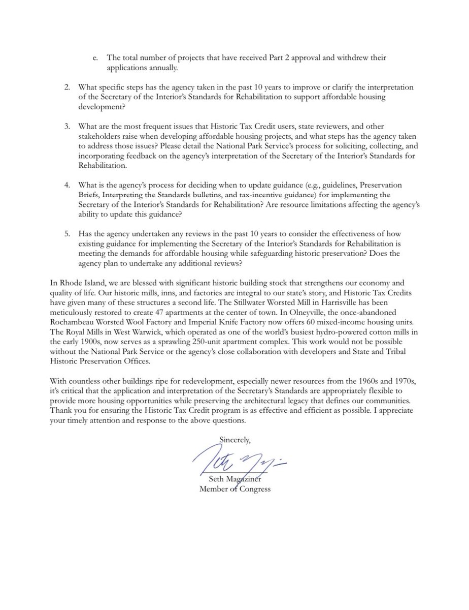 Congressman Seth Magaziner tweet media