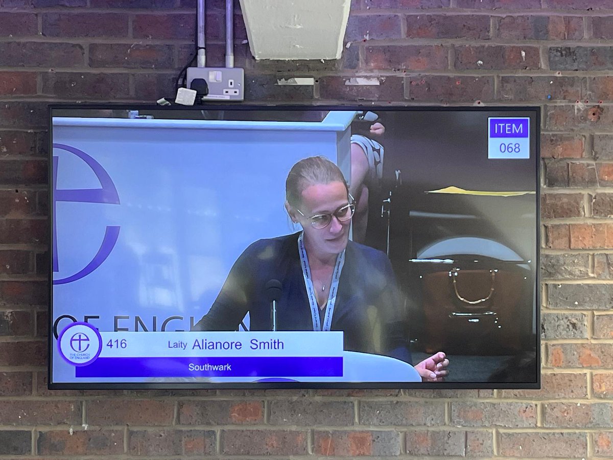 A privilege as ever to be on <a href="/synod/">General Synod</a>, and to speak on behalf of the laity in Southwark diocese today.

My speech from 1.18.50 if you want to see what LLF and a Fortnum's port and stilton hamper have in common:

youtube.com/live/t4xxFhKxt…