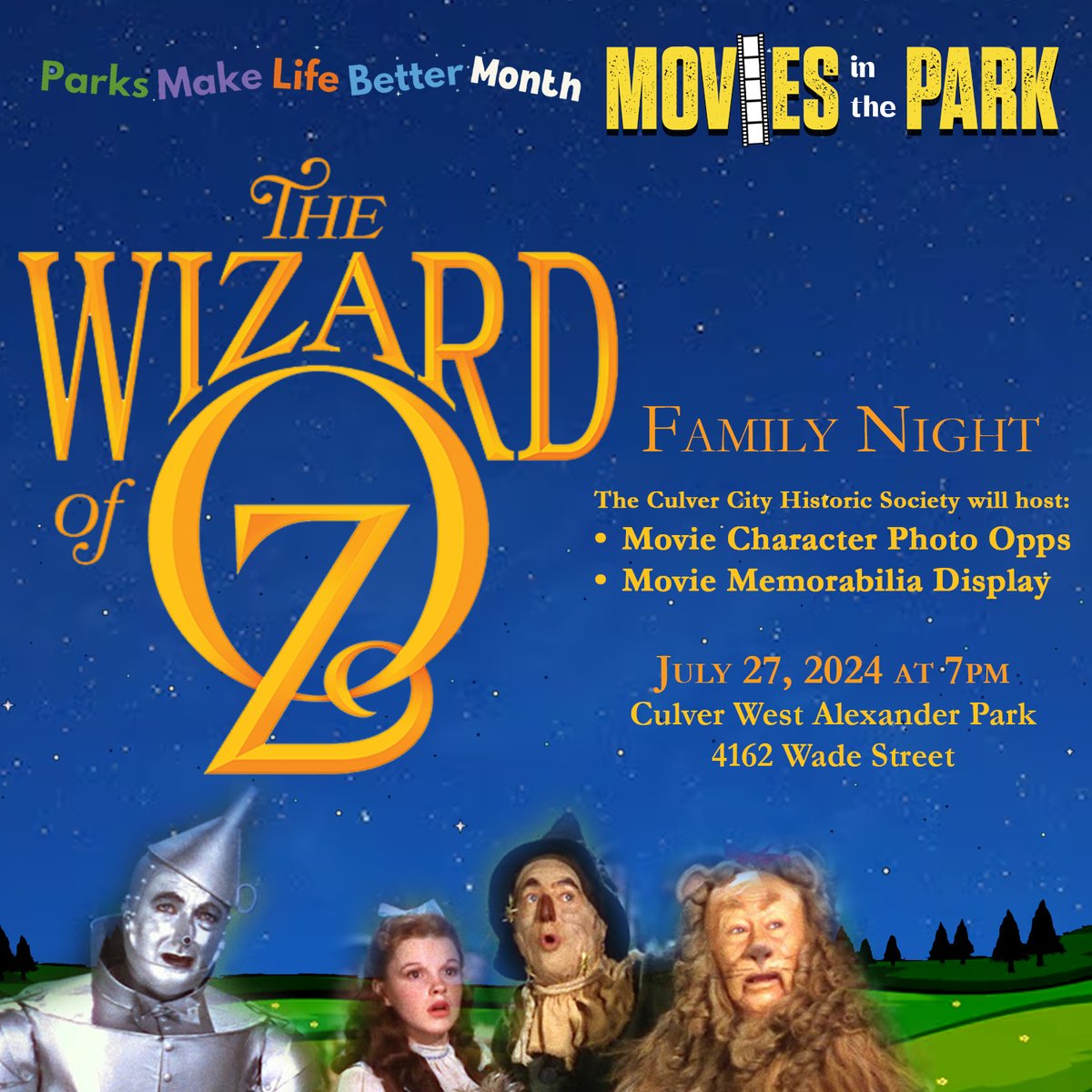 CCPRCSNews's tweet image. Check out "The Wizard of Oz Family Fun Night" eventbrite.com/e/the-wizard-o… @Eventbrite