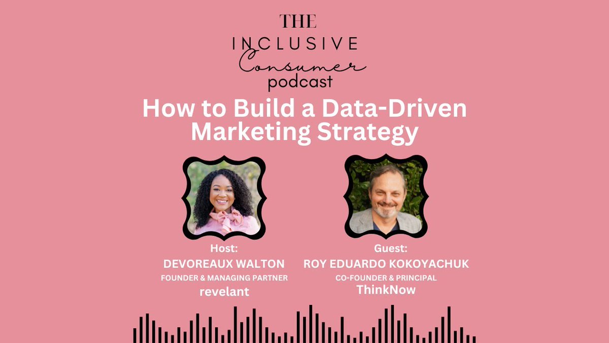 I recently had the pleasure of joining Devoreaux Walton, MBA, on her Inclusive Consumer podcast for a great conversation exploring data-driven marketing strategies and fully leveraging consumer insights. Click to listen: bit.ly/3W3xtvI