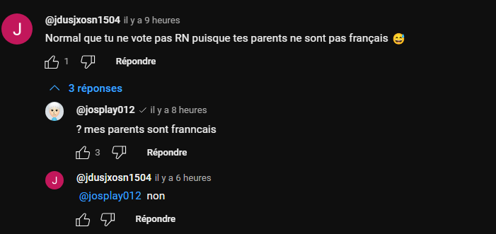 JosplaySENPAI's tweet photo. ? comment ça "non" https://t.co/UKDHBvmNLw