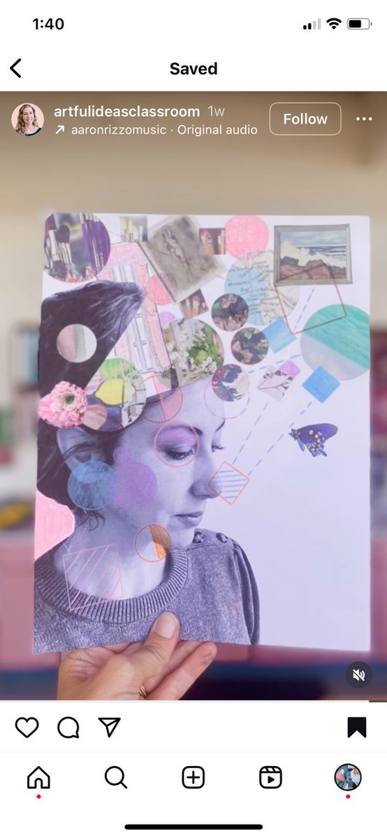 StephSumarna's tweet image. I love combining lesson inspirations into the perfect plan. Today’s idea: start the year with self-portrait collages inspired by @artfulideasclassroom on insta &amp;amp; pair them with recorded poems inspired by Zach Bryan&apos;s Lucky Enough! #EdTech #STEAM #TeachingInspiration