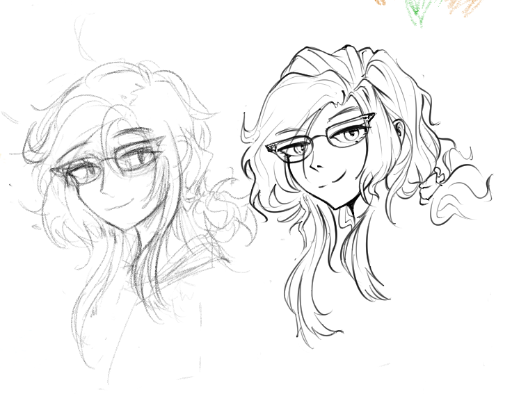 i'm finally practicing line art but man i want to scream trying to grasp the concept of the flexibility of line widthawenlasdfklwvkxcvnpe