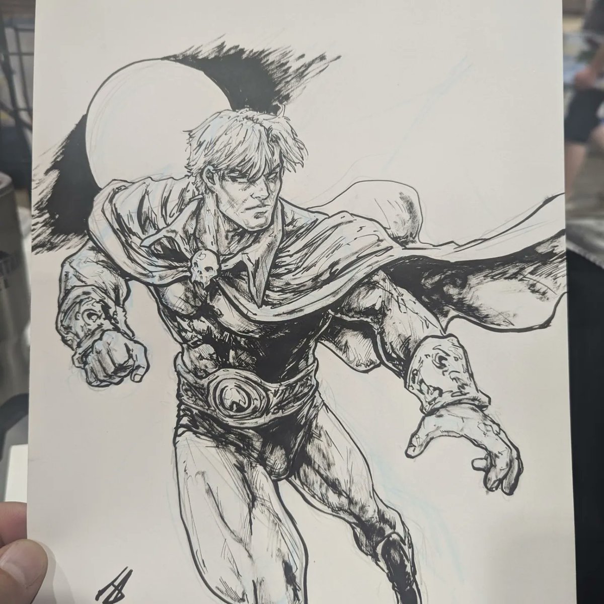Had a great time at Denver Fan Expo- didn't take as many photos as I should have, and missed some folks. 
Here are some illustrations I worked on while there with my awesome wife!!