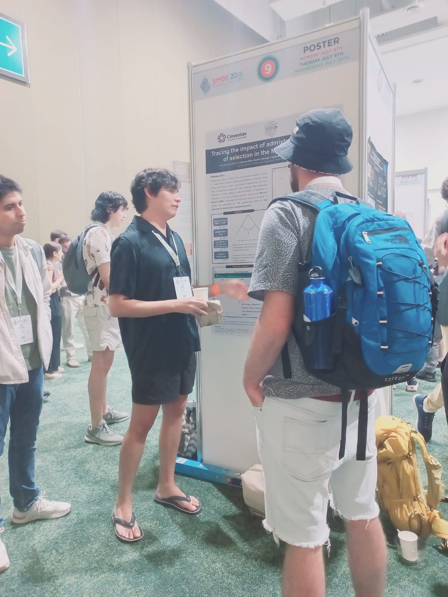Moreno Lab (@moreno_lab) on Twitter photo Our lab member <a href="/ramgonzalezb/">Ram González</a> presenting his poster at #SMBE2024 #puertovallarta Congrats Ram
We are very proud! 🙌🏽👏🏽👨🏻💻 Our lab member <a href="/ramgonzalezb/">Ram González</a> presenting his poster at #SMBE2024 #puertovallarta Congrats Ram
We are very proud! 🙌🏽👏🏽👨🏻💻