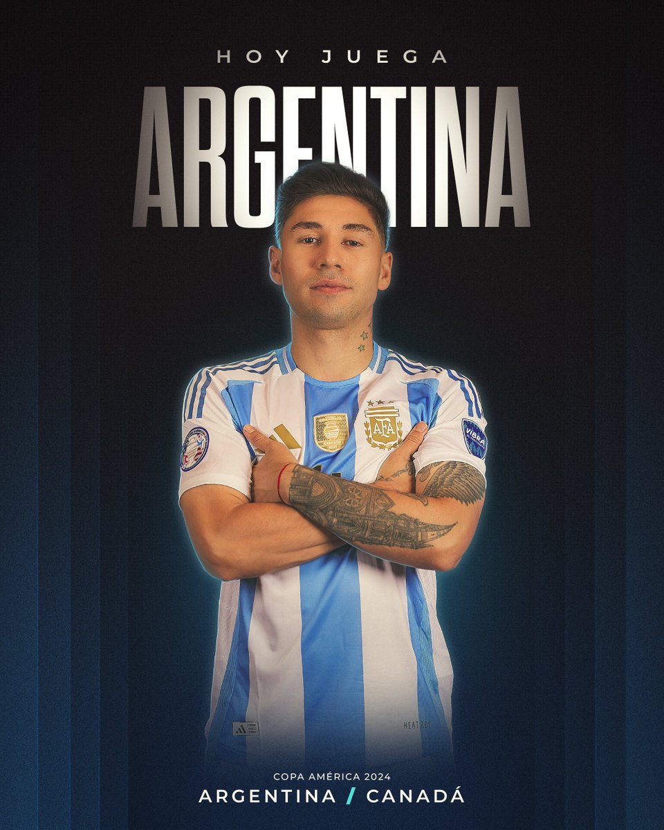 RiverPlate's tweet photo. ¡HOY JUEGA ARGENTINA! 🇦🇷💪 https://t.co/qQuuMm6JRj