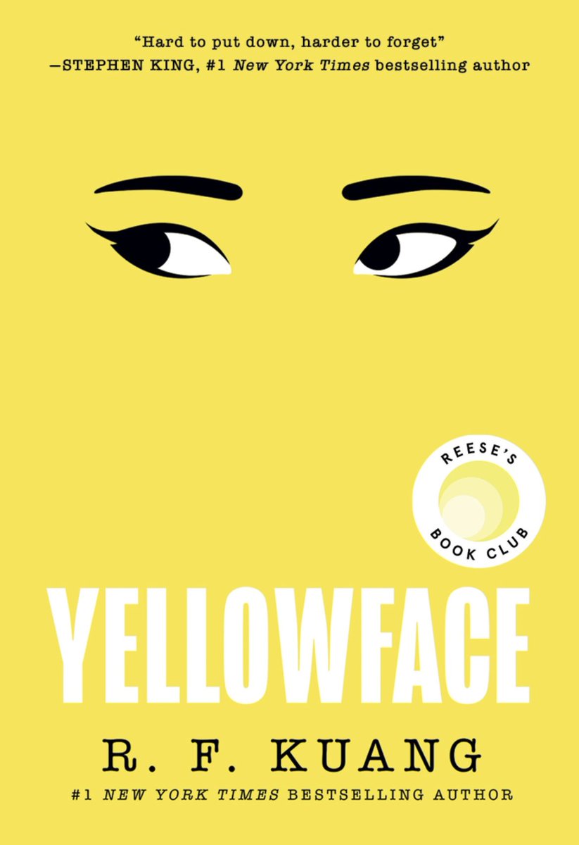 bookjunkie64's tweet photo. Absolutely mesmerizing read, also cringing along the way! #Yellowface https://t.co/47SqQBcvT9