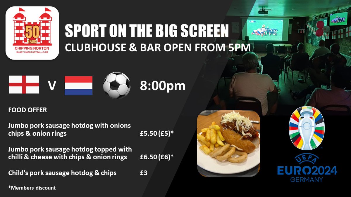 You know where you wanna be on Wednesday night!
#EURO2024 #wrongshapedball #cnrufc #chippingnorton
