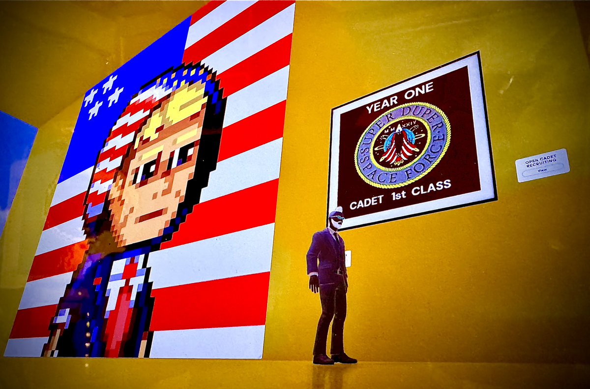 3_2_1_Media's tweet photo. Definitely going down this rabbit hole… Gonna be a long tour of duty.

When you mint: 1/1 Barron on @base 
@reepzNFT #basedReepz building a Super Duper Space Army of VIBE🥰isn’t just the right thing to do…

It’s the ONLY thing to do.
#Usa
#SDSFBase
#SuperDuperSpaceForce
$SDSF https://t.co/LAJHRTmGW7