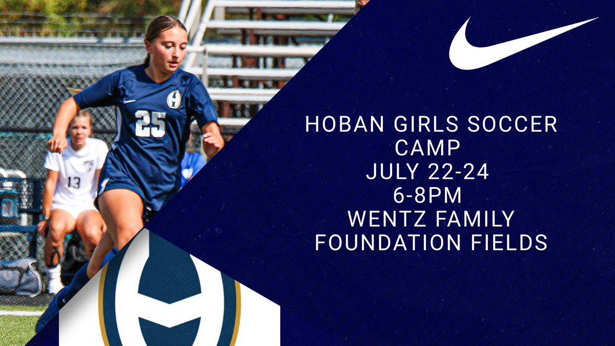 Camp is 2 weeks away and we need YOU there!

Sign up and join us July 22-24 from 6-8pm.

#GoKnights 

hoban.org/summer-camps