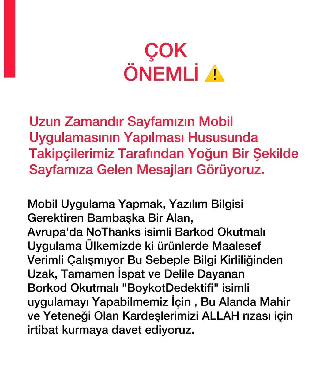 B0YKOTDedektifi's tweet photo. Çok Önemli ⚠️ https://t.co/5pkbfnObDw