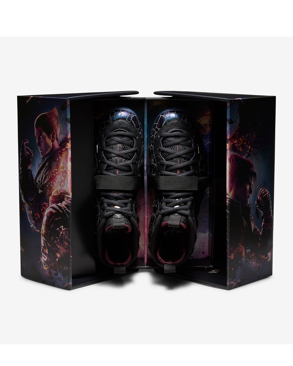 HYPEBEAST's tweet photo. 'Tekken 8' x Nike Air Foamposite One 🔥 Releasing Fall 2024 https://t.co/kzpoJDFtcE