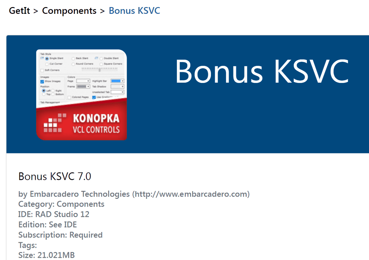Excited to partner with <a href="/raykonopka/">Ray Konopka</a> to update and maintain #KSVC components! Future work will focus on #VCL library enhancements like styling and High DPI, with support via #Embarcadero RAD Studio channels. 

READ HERE:  ow.ly/1sCj50Sx9Wf

#RaizeSoftware #developers
