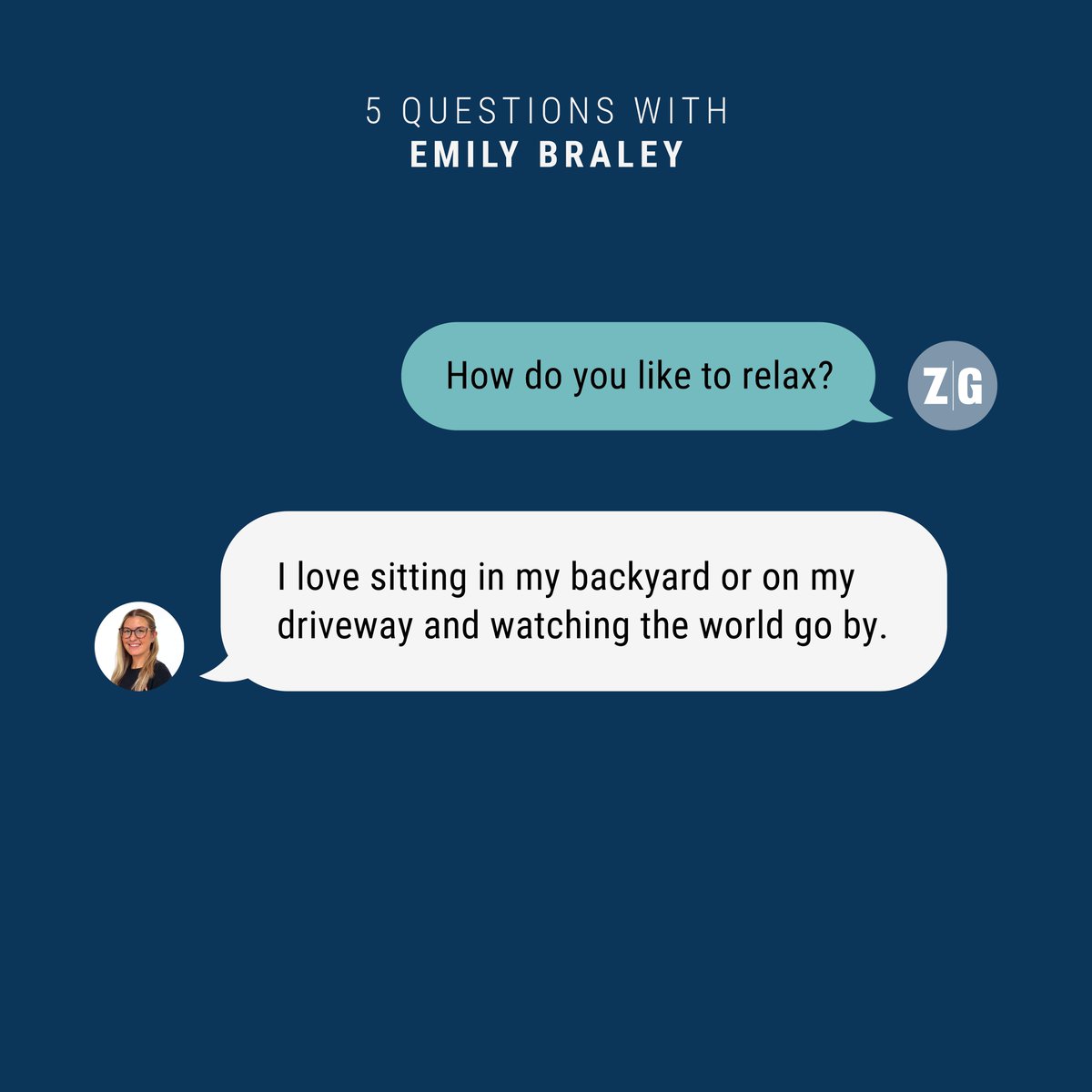 5️⃣ questions with Emily Braley, our dedicated Media Buyer and Account Coordinator! Some of these answers might surprise you 😉

#zizzogroup #digitalmarketing #milwaukee #mediabuyer #accountcoordinator #marketing #ZG