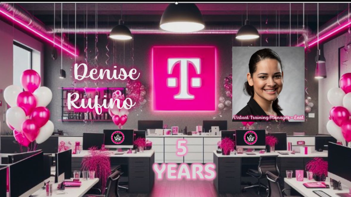 HAPPY 5 YEARS to my amazing fierce hilarious and goal oriented teammate <a href="/deniserufi/">Denise</a> !!! Have an amazing Magentaversary and I’m thankful I get to learn and work alongside you!