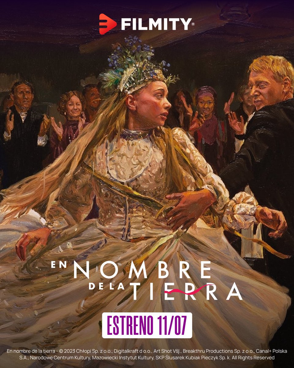 PLenMexico's tweet photo. Nos complace anunciar que la adaptación del libro de Władysław Reymont, bajo el título “En nombre de la tierra”, estará disponible en México.
La película 🇵🇱, pintada fotograma a fotograma, se estrenará el 11 de julio en la plataforma #Filmity.
➕detalles: https://t.co/VZSjVQJpdg https://t.co/Zbgo2U0VTE