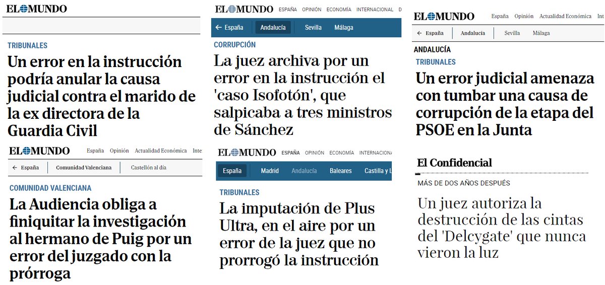 Cuántos errores ¿no?