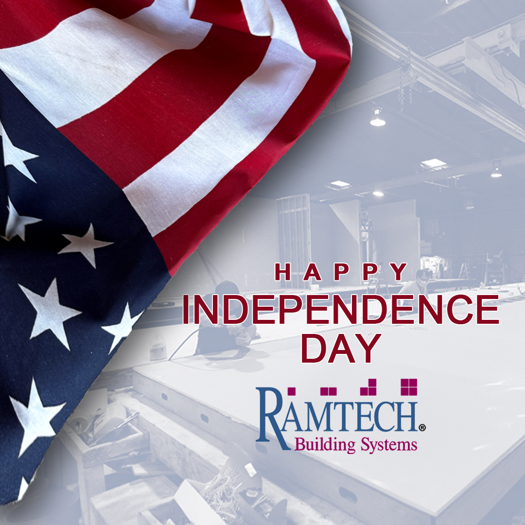 RamtechModular's tweet image. &quot;We hold these truths to be self-evident, that all men are created equal, that they are endowed by their Creator with certain unalienable Rights, that among these are Life, Liberty and the pursuit of Happiness.&quot;
Happy Independence Day from all of us at Ramtech Building Systems.